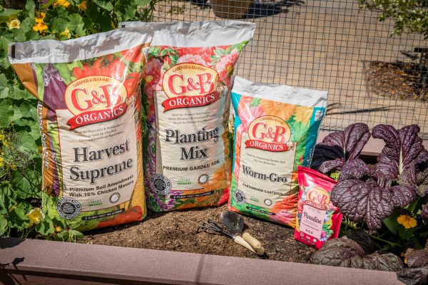 You can't go wrong with G&B Organics brand soils and fertilizers for healthy, happy plants.