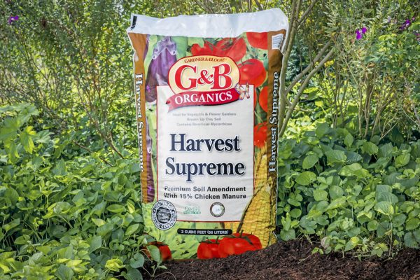 Harvest Supreme is great for in-ground planting of vegetables or flower beds.