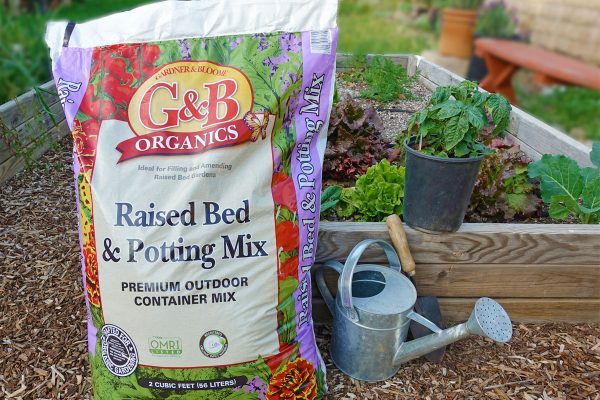 A great soil for your raised beds, especially if growing organic vegetables.